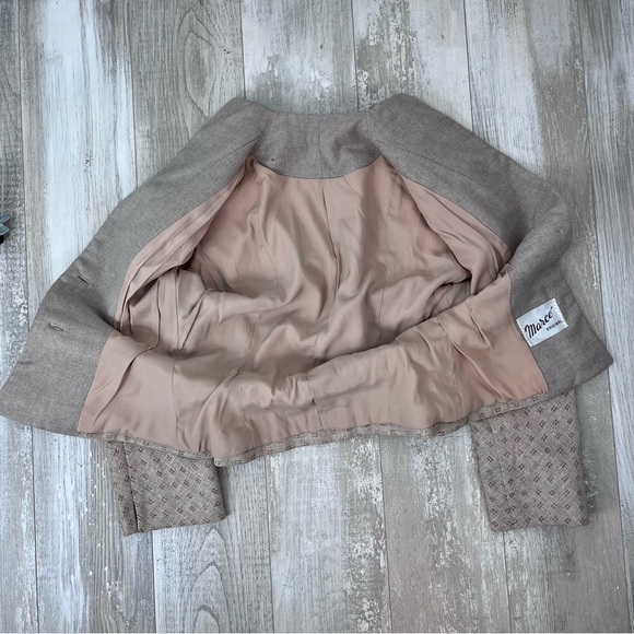 VINTAGE 40’s 50’s Retro Mod Wool Blazer Jacket by Marce Original - Picture 16 of 16